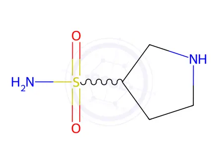 Chemical structure of Pyrrolidine-3-sulfonamide
