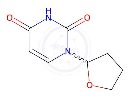 Chemical structure of Tegafur Impurity C