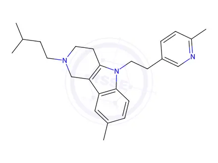 Chemical structure of Dimebon Impurity 49