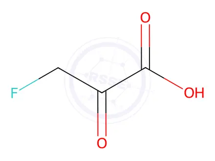 Chemical structure of 3-Fluoropyruvic Acid