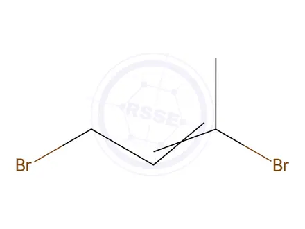 Chemical structure of 1,3-dibromobut-2-ene