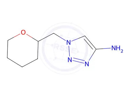 Chemical structure of 1-((Tetrahydro-2h-pyran-2-yl)methyl)-1h-1,2,3-triazol-4-amine
