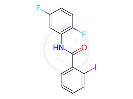 Chemical structure of n-(2,5-Difluorophenyl)-2-iodobenzamide