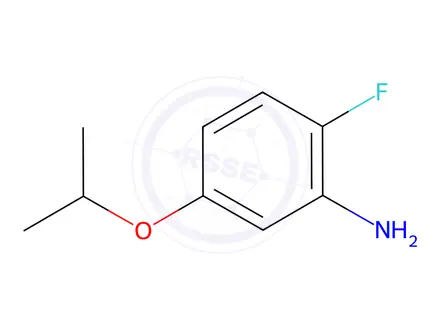 Chemical structure of 2-Fluoro-5-isopropoxyaniline