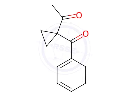 Chemical structure of 1-(1-Benzoylcyclopropyl)ethanone