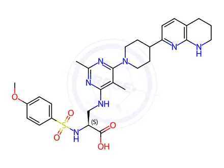 Chemical structure of GLPG-0187