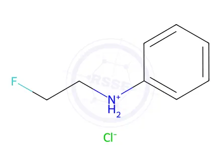 Chemical structure of N-(2-Fluoroethyl)aniline hydrochloride