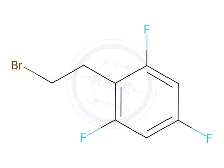 Chemical structure of 2-(2-bromoethyl)-1,3,5-trifluorobenzene