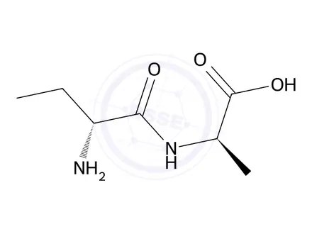 Chemical structure of ((R)-2-aminobutanoyl)-D-alanine