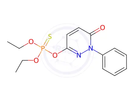 Chemical structure of Pyridaphenthion