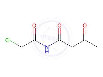 Chemical structure of N-(2-chloroacetyl)-3-oxobutanamide