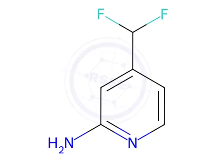 Chemical structure of 4-(Difluoromethyl)pyridin-2-amine