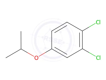 Chemical structure of Benzene, 1,2-dichloro-4-(1-methylethoxy)-