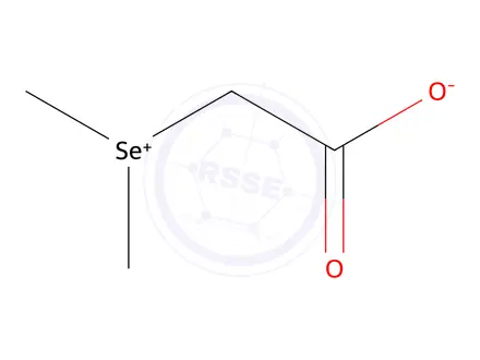 Chemical structure of (Carboxymethyl)dimethylselenonium