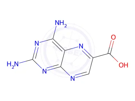 Chemical structure of 2,4-Diaminopteridine-6-carboxylicAcid