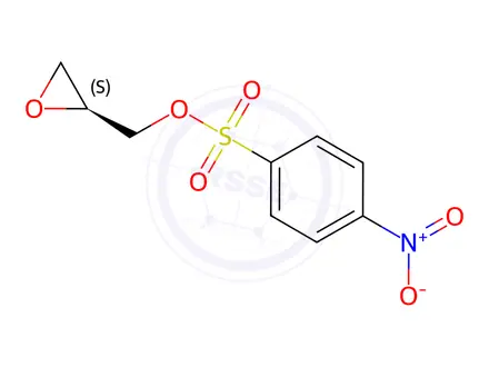 Chemical structure of (S)-Glycidyl 4-Nitrobenzenesulfonate