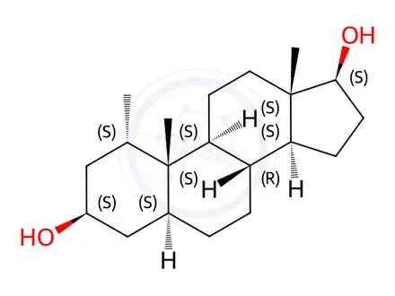 Chemical structure of Mesterolone EP Impurity B