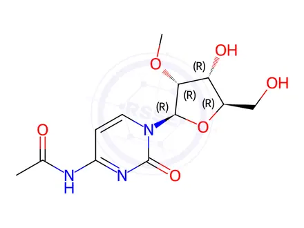 Chemical structure of N4-Acetyl-2'-O-Methyl-cytidine