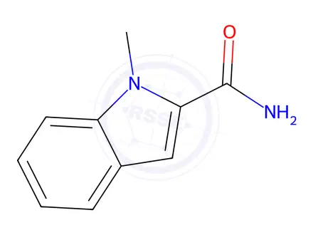 Chemical structure of 1-Methyl-1H-indole-2-carboxamide