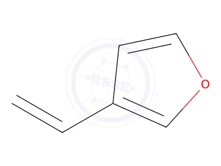 Chemical structure of 3-Vinylfuran