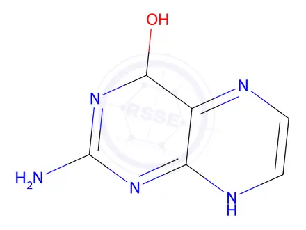 Chemical structure of 2-Amino-4,8-dihydropteridin-4-ol