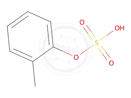 Chemical structure of o-Cresol sulfate