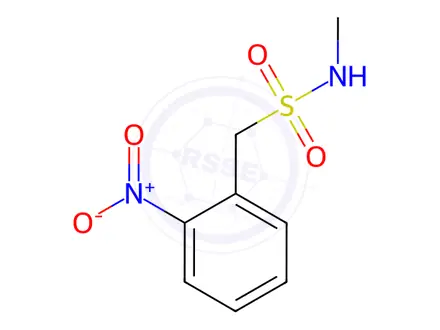 Chemical structure of N-Methyl-1-(2-nitrophenyl)methane Sulfonamide