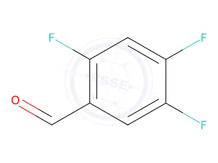 Chemical structure of 2,4,5-Trifluorobenzaldehyde