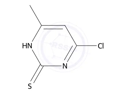 Chemical structure of 4-Chloro-6-methylpyrimidine-2(1H)-thione