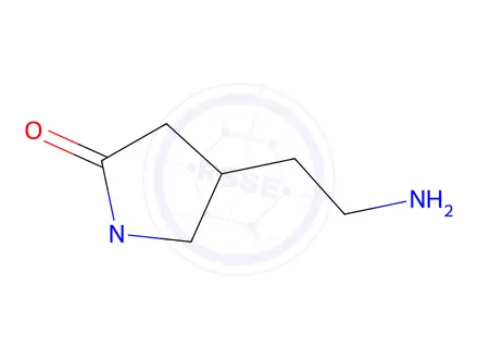 Chemical structure of 4-(2-Aminoethyl)-1-methylpyrrolidin-2-one
