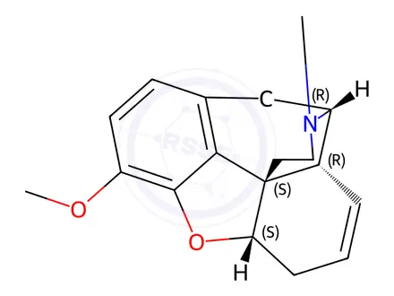 Chemical structure of 6-Deoxycodeine