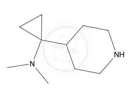 Chemical structure of N,N-Dimethyl-1-(piperidin-4-yl)cyclopropanamine