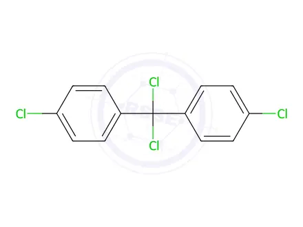 Chemical structure of Bis(p-chlorophenyl)dichloromethane