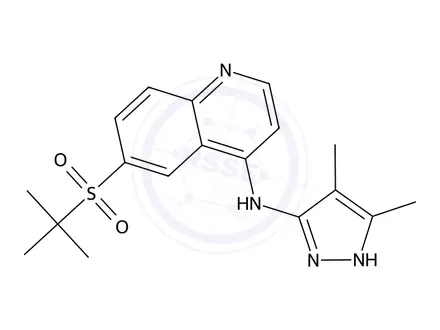 Chemical structure of GSK-654 1358161-73-5 SB19096