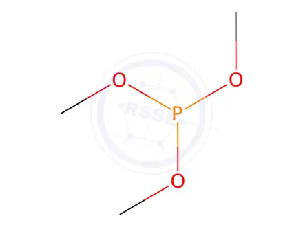 Chemical structure of trimethyl phosphite