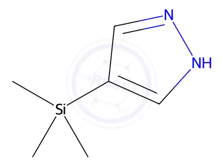 Chemical structure of 4-(Trimethylsilyl)-1H-pyrazole