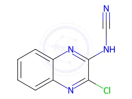 Chemical structure of n-(3-Chloroquinoxalin-2-yl)cyanamide