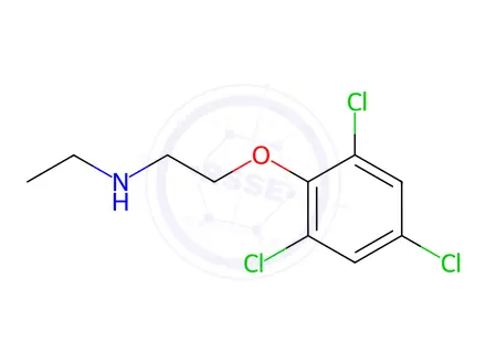 Chemical structure of N-Ethyl-2-(2,4,6-trichlorophenoxy)ethanamine