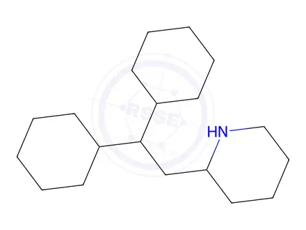 Chemical structure of Perhexiline