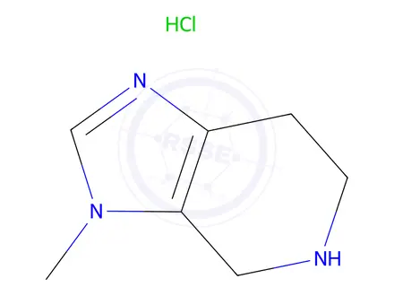 Chemical structure of 4,5,6,7-Tetrahydro-3-methyl-3H-imidazo[4,5-c]pyridine hydrochloride