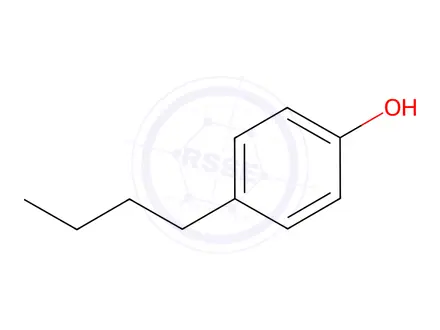 Chemical structure of 4-Butylphenol