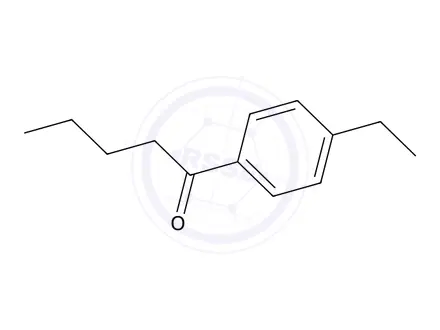 Chemical structure of 1-(4-Ethylphenyl)pentan-1-one