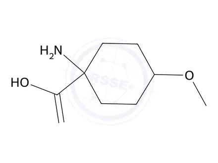 Chemical structure of 1-Amino-4-methoxycyclohexanecarboxylic acid