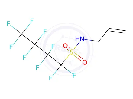 Chemical structure of N-allyl-1,1,2,2,3,3,4,4,4-nonafluorobutane-1-sulphonamide