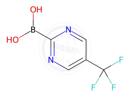 Chemical structure of (5-(Trifluoromethyl)pyrimidin-2-yl)boronic acid