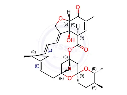 Chemical structure of Milbemycin Oxime EP Impurity F