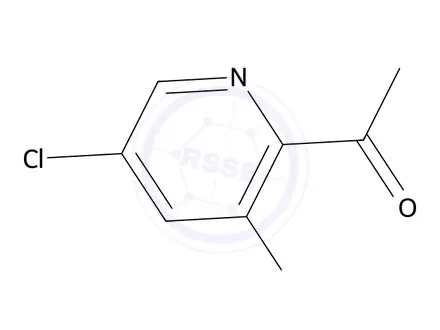 Chemical structure of 1-(3-Amino-5-chloropyridin-2-yl)ethan-1-one