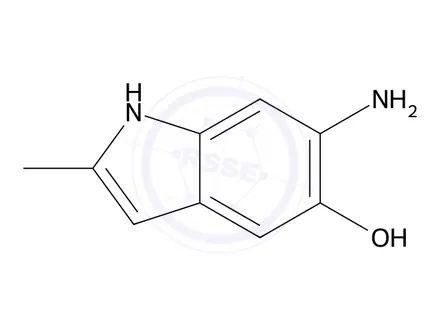Chemical structure of 6-Amino-2-methyl-1H-indol-5-ol