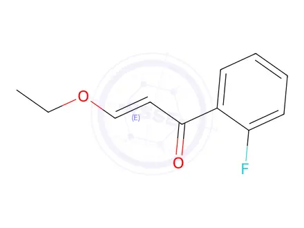 Chemical structure of 3-Ethoxy-1-(2-fluorophenyl)prop-2-en-1-one