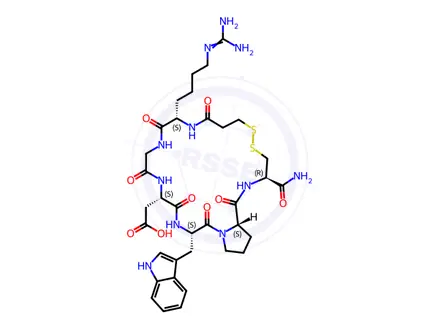 Chemical structure of Eptifibatide